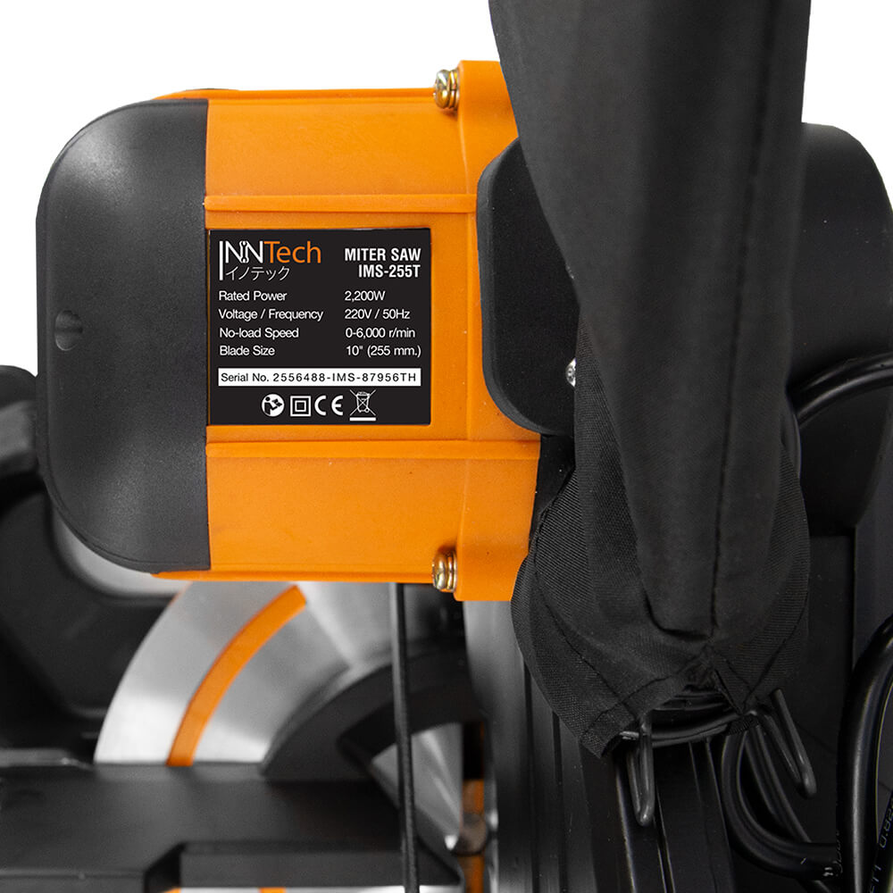 เครื่องเลื่อยองศา InnTech รุ่น IMS-255T 10 นิ้ว 2,200 วัตต์